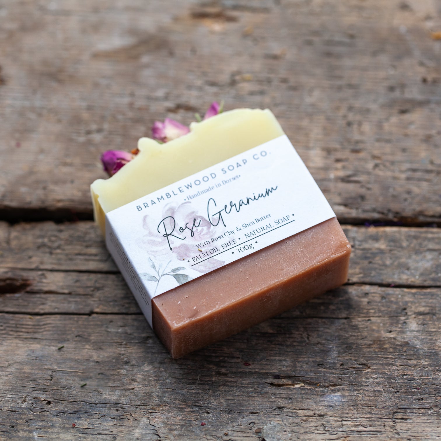 Rose Geranium Soap - Bramblewood Soap Co - Life Before Plastic